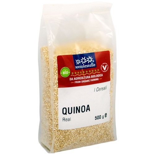 Hạt diêm mạch Quinoa trắng hữu cơ Sottolestelle 500g