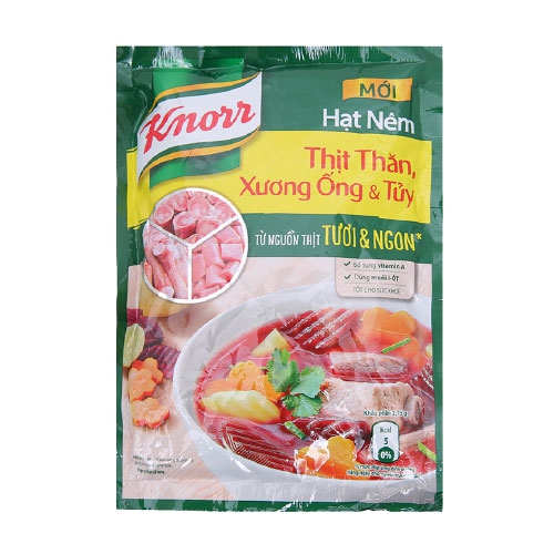 Hạt Nêm Knorr Thịt Thăn, Xương Ống Và Tủy Gói 170g