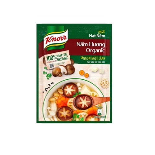 Hạt nêm Knorr Nấm Hương Organic 380g