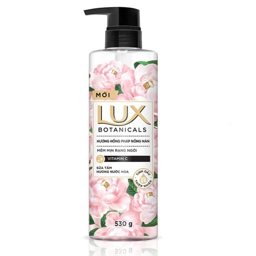 Sữa tắm Lux Bontanicals hoa hồng pháp 530g