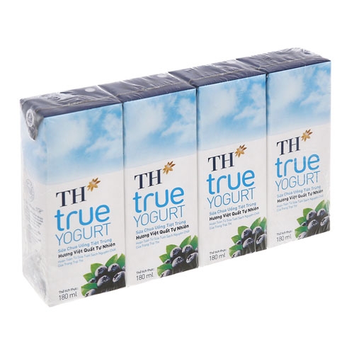 Sữa Chua Uống TH True Yogurt Việt Quất 180ml