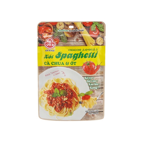 Xốt Spaghetti Cà Chua Và Ớt Ottogi 110g